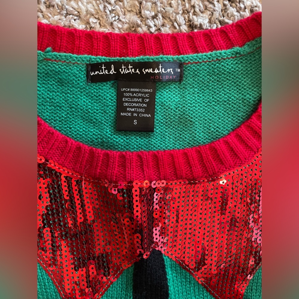 United States Sweaters ugly Christmas sweater dress S - Picture 4 of 4